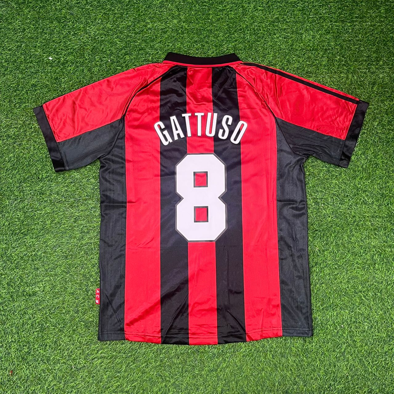 Gennaro Gattuso AC Milan 1999-2000 Retro Football Jersey Kit