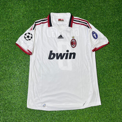 Gennaro Gattuso Milan 2009 2010 Season White Retro Football Jersey