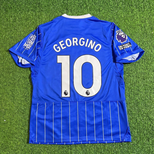 Brighton 2026-2027 Georginio Rutter #10 Home Blue Football Jersey