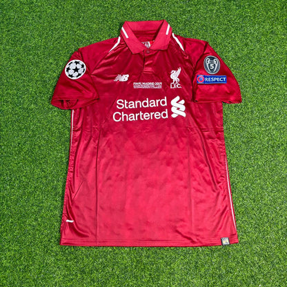 Georginio Wijnaldum Liverpool 2019 CL Final Retro Football Jersey Kit