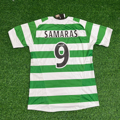 Georgios Samaras Celtic Retro Football Jersey Kit