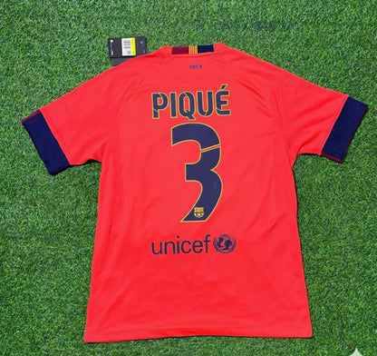 Gerard Pique 3-Barcelona 2014 Kit Season Retro Football Jersey