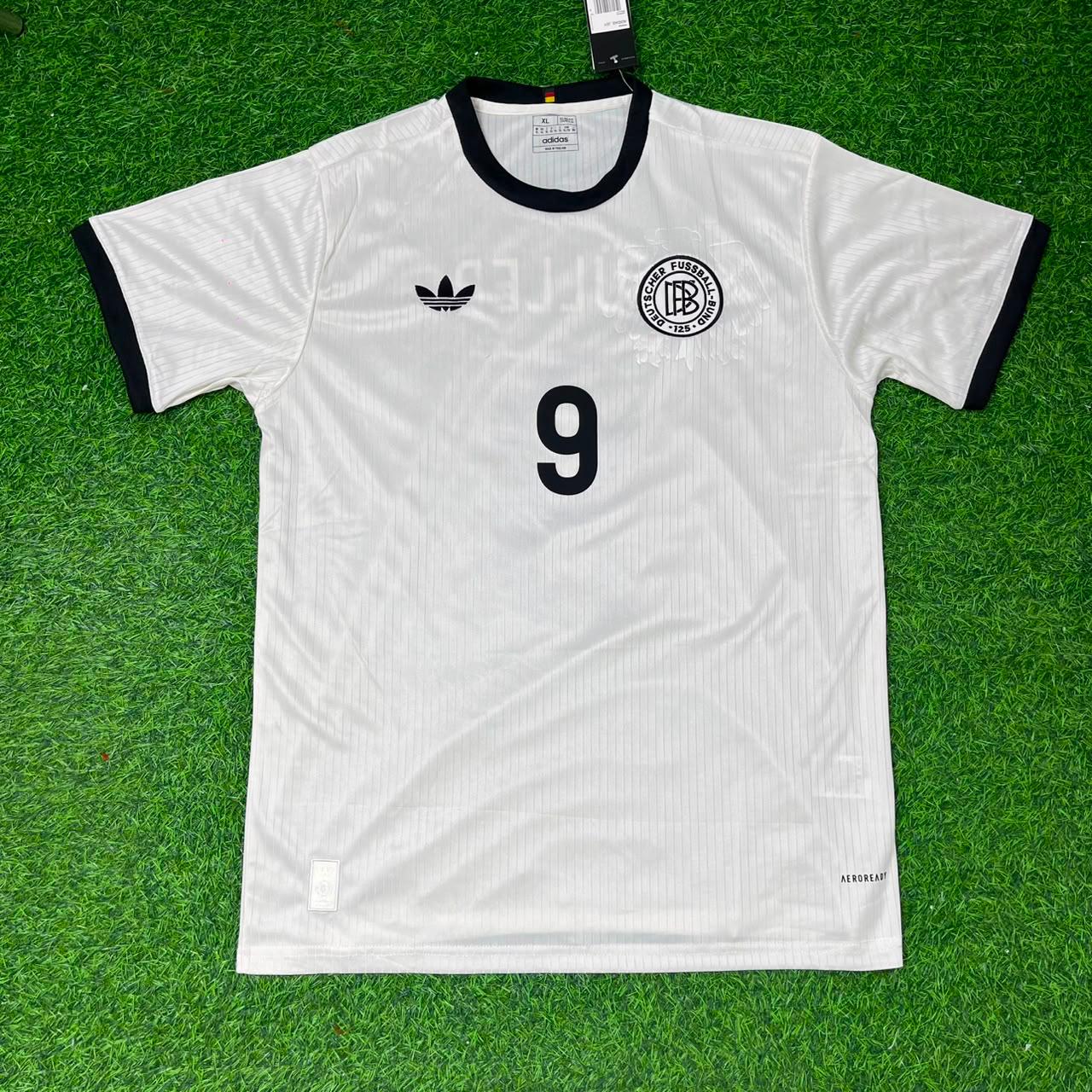 Gerd Müller Deutschland 125 Jahre Sonderedition Germany Weißes Fußballtrikot Paradise Edition