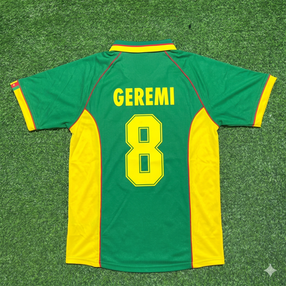 Geremi Nijtap Cameroon Retro Football Jersey Kit
