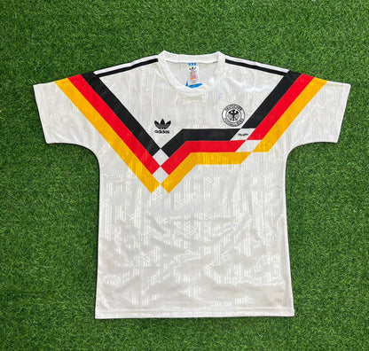 Germany World Cup 1990 Hans Pflügler Retro Football Jersey Kit