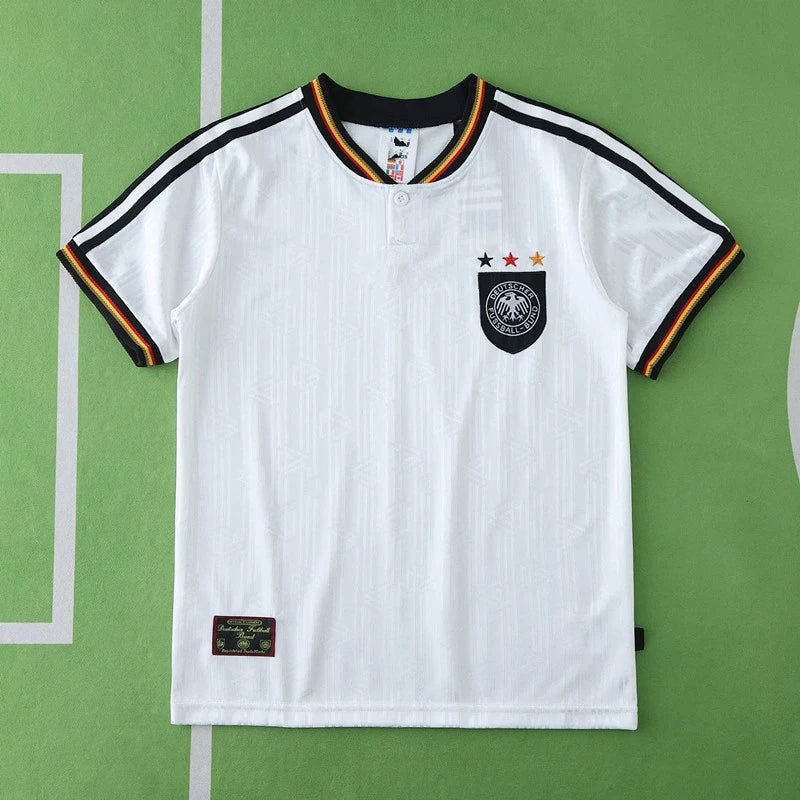 Germany 1996 Retro Kids Football Jersey Kit