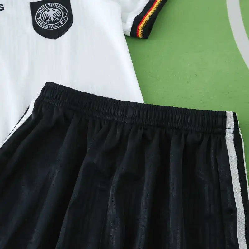 Germany 1996 Retro Kids Football Jersey Kit