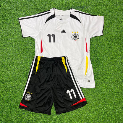 Karl-Heinz Rummenigge Germany Kids White Special Retro Football Jersey Collection