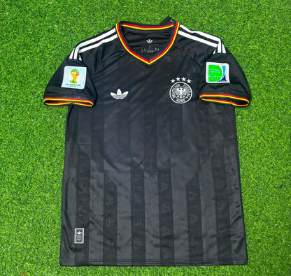 Germany World Cup 2014 Philipp Lahm Special Edition Black Retro Football Jersey