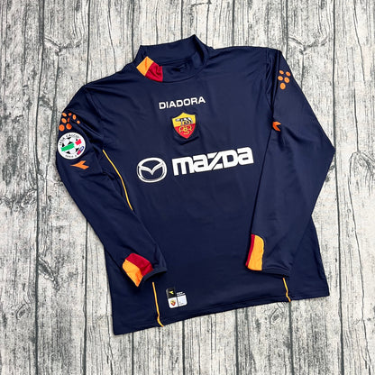 Francesco Totti 10 - Roma 2003 - 04 Long Sleeve Retro Football Jersey Kit