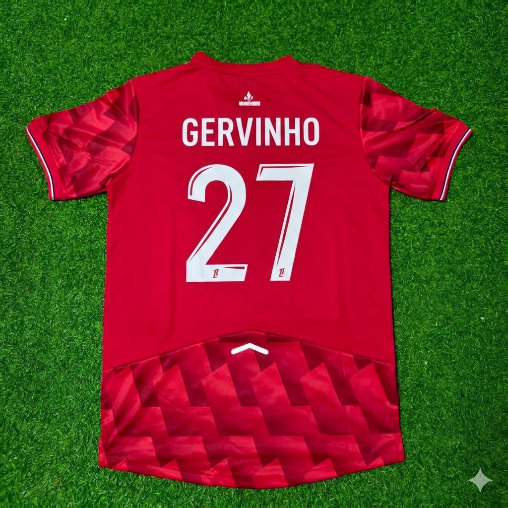 Gervinho #27 LOSC Lille Home Football Retro Football Jersey