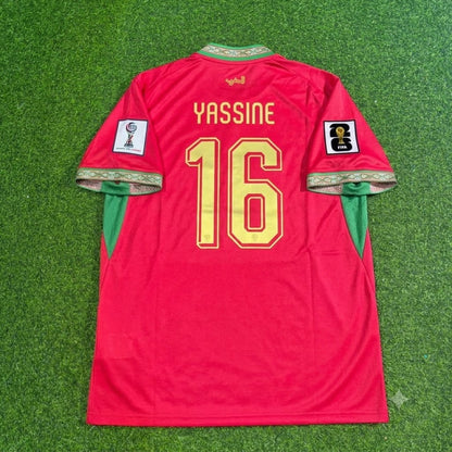 Gessime Yassine Morocco 2026 World Cup Home Red Football Jersey