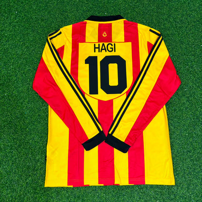 Gheorghe Hagi Galatasaray 1999-2000 Long Sleeve Retro Football Jersey Kit