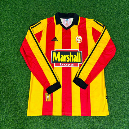 Gheorghe Hagi Galatasaray 1999-2000 Long Sleeve Retro Football Jersey Kit