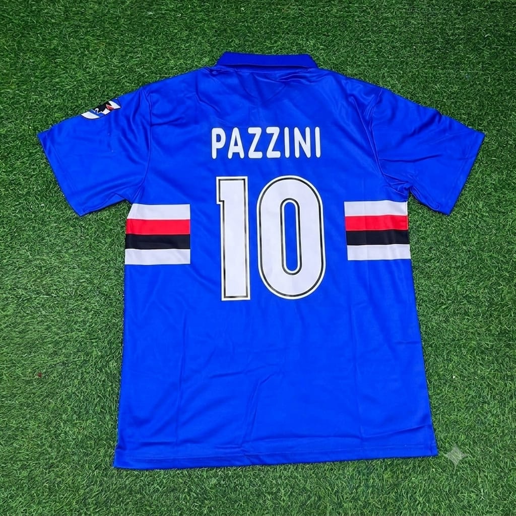 Giampaolo Pazzini Sampdoria Special Retro Football Jersey Kit