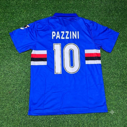 Giampaolo Pazzini Sampdoria Special Retro Football Jersey Kit