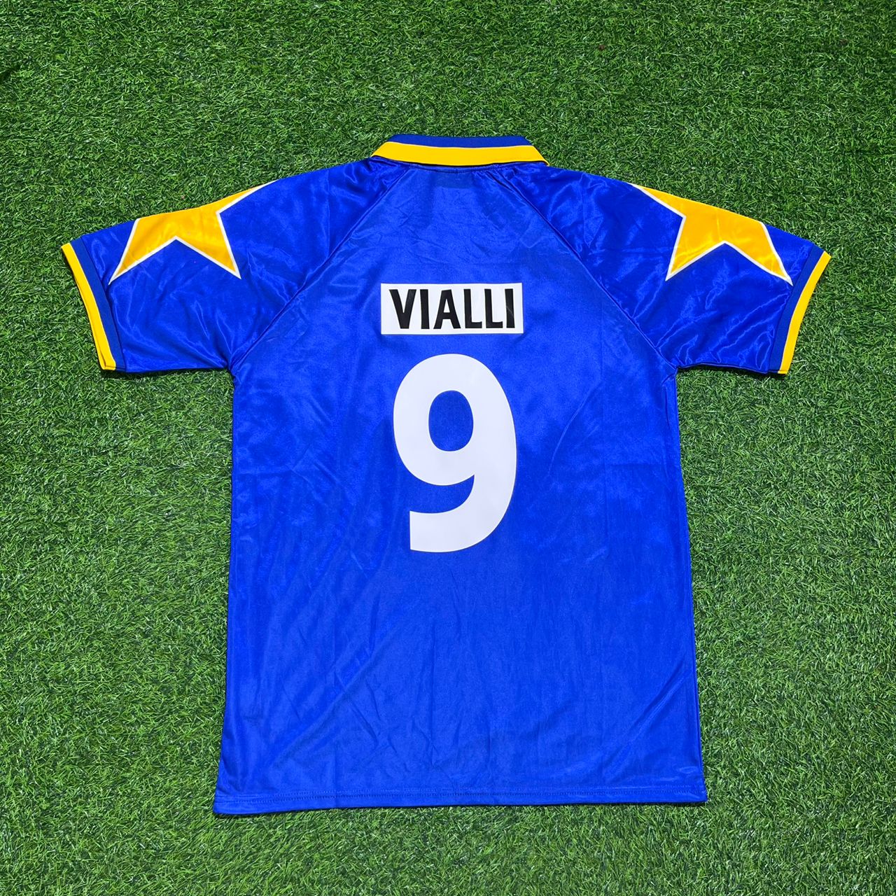 Gianluca Vialli 9 Juventus 1995 1997 Retro Football Jersey Kit