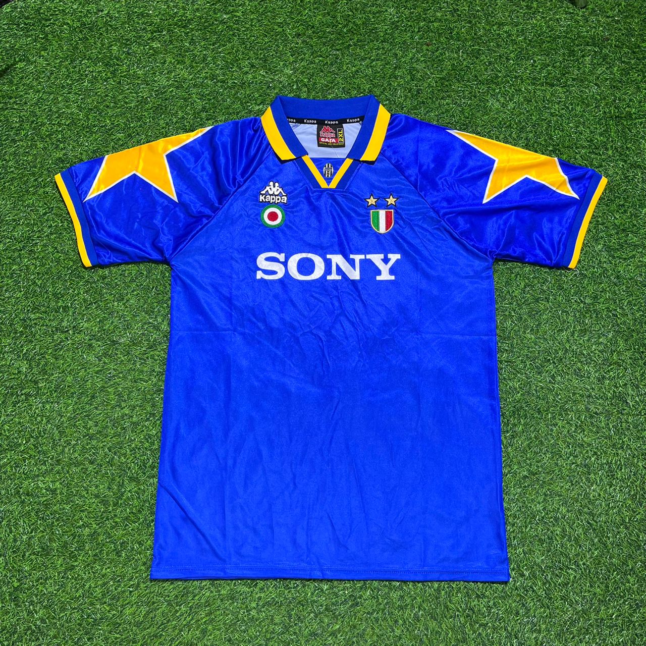 Gianluca Vialli 9 Juventus 1995 1997 Retro Football Jersey Kit