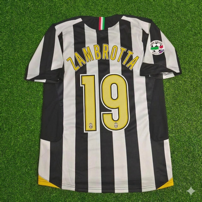 Gianluca Zambrotta Juventus 2005-2006 Retro Football Jersey Kit