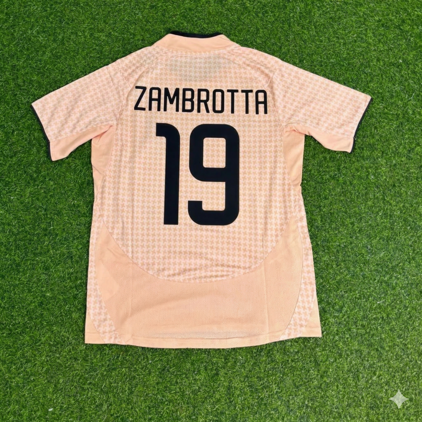 Gianluca Zambrotta 19 Juventus 2003/2004 Away Retro Football Jersey Kit