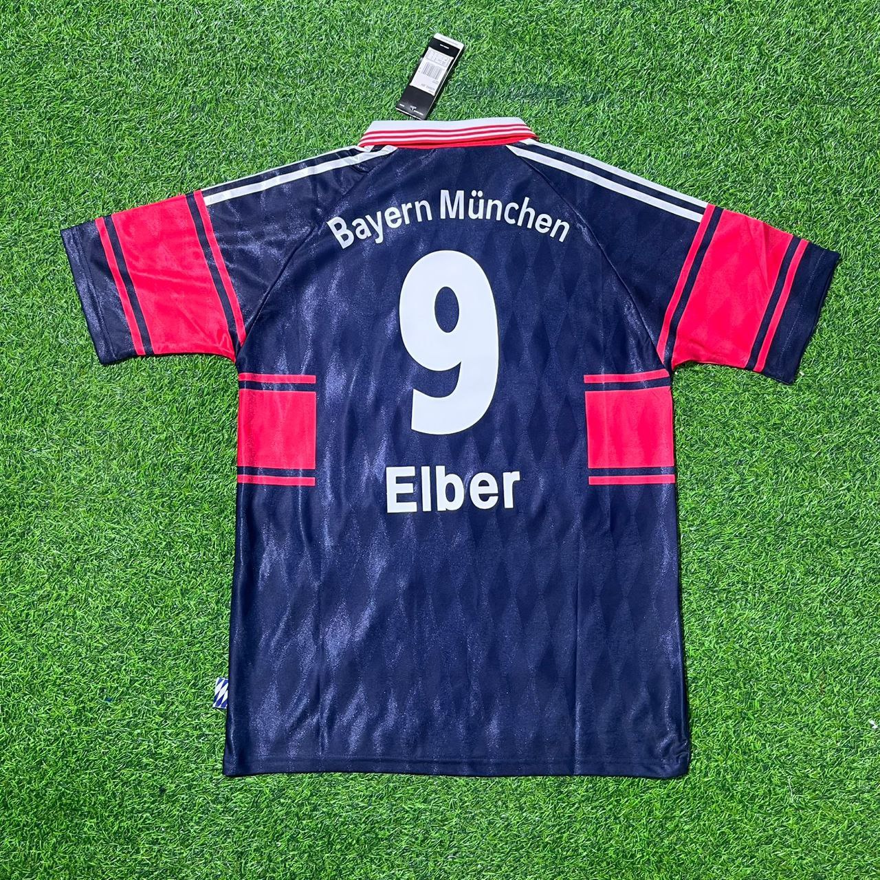 Giovane Elber 9 Bayern Munich Retro 1997/99 Football Jersey