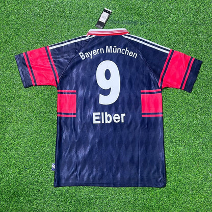Giovane Elber 9 Bayern Munich Retro 1997/99 Football Jersey