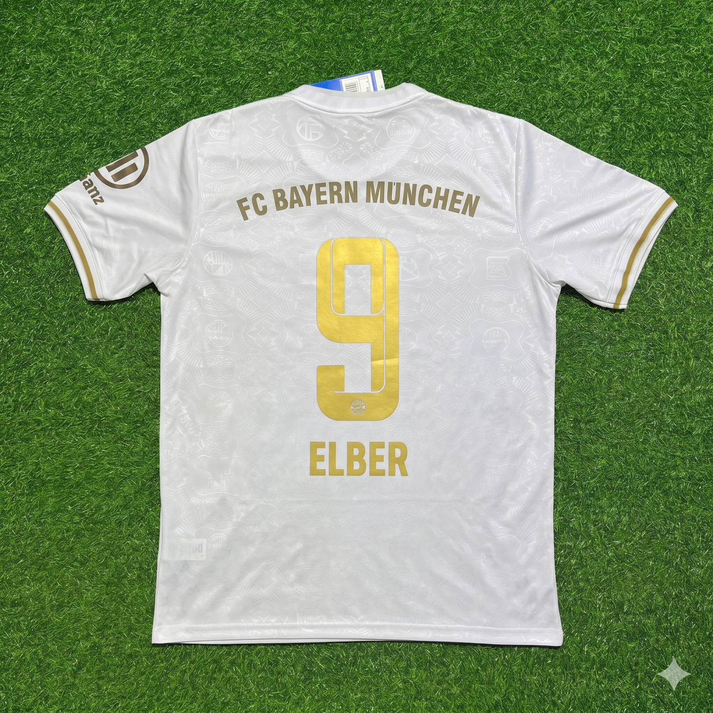 Giovane Elber #9 FC Bayern München 125 Years Anniversary Special-Edition White Football Jersey