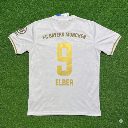 Giovane Elber #9 FC Bayern München 125 Years Anniversary Special-Edition White Football Jersey