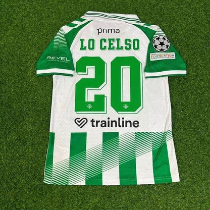 Real Betis 2027 Giovani Lo Celso #20 Home Green White Football Jersey