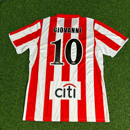 Giovanni Silva de Oliveira Olympiacos 2004-2005 Retro Home Football Jersey Kit