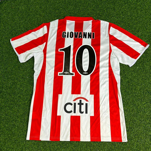 Giovanni Silva de Oliveira Olympiacos 2004-2005 Retro Home Football Jersey Kit