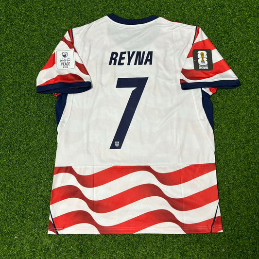 USA USMNT World Cup 2026 Giovanni Reyna Home Football Jersey