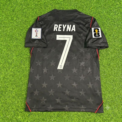 USA USMNT World Cup 2026 Giovanni Reyna Black Football Jersey
