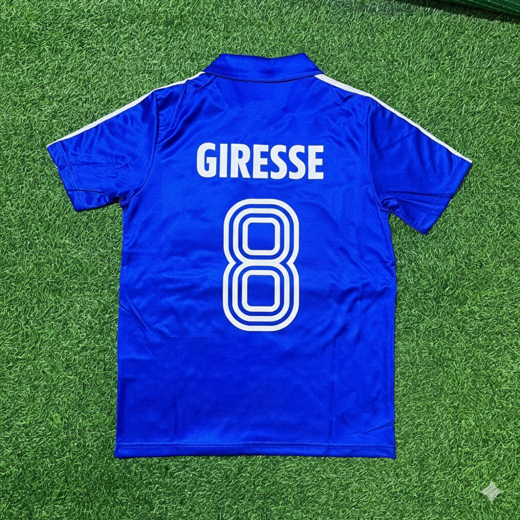 France World Cup 1982 Alain Giresse Retro Football Jersey Retro