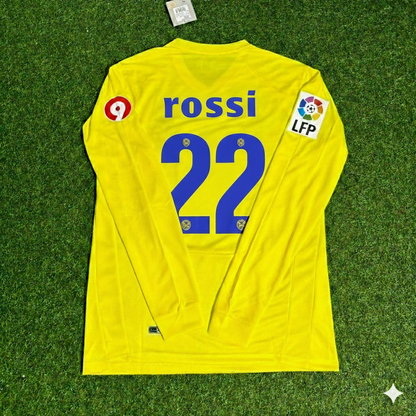 Giuseppe Rossi 22 Villarreal CF 2008/2009 Long Sleeve Retro Football Jersey Kit