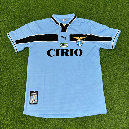 Maillot de foot rétro jaune Sinisa Mihajlovic Lazio 1998-2000