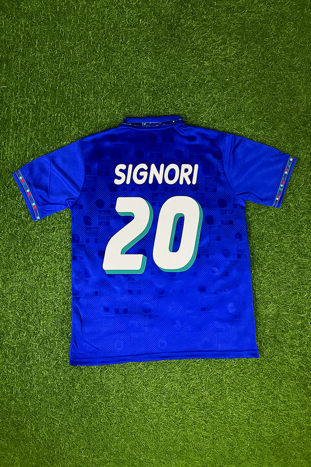 Italy World Cup 1994 Giuseppe Signori Retro Football Jersey