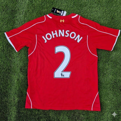 Glen Johnson 2- Liverpool 2014/15 Home Retro Football Jersey Kit