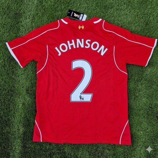 Glen Johnson 2- Liverpool 2014/15 Home Retro Football Jersey Kit