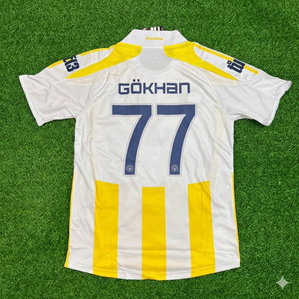 Gökhan Gönül Fenerbahçe 2007-2008 Retro Football Jersey
