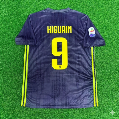 Gonzalo Higuaín #9 Juventus 2017-2018 Retro Home Football Jersey Kit