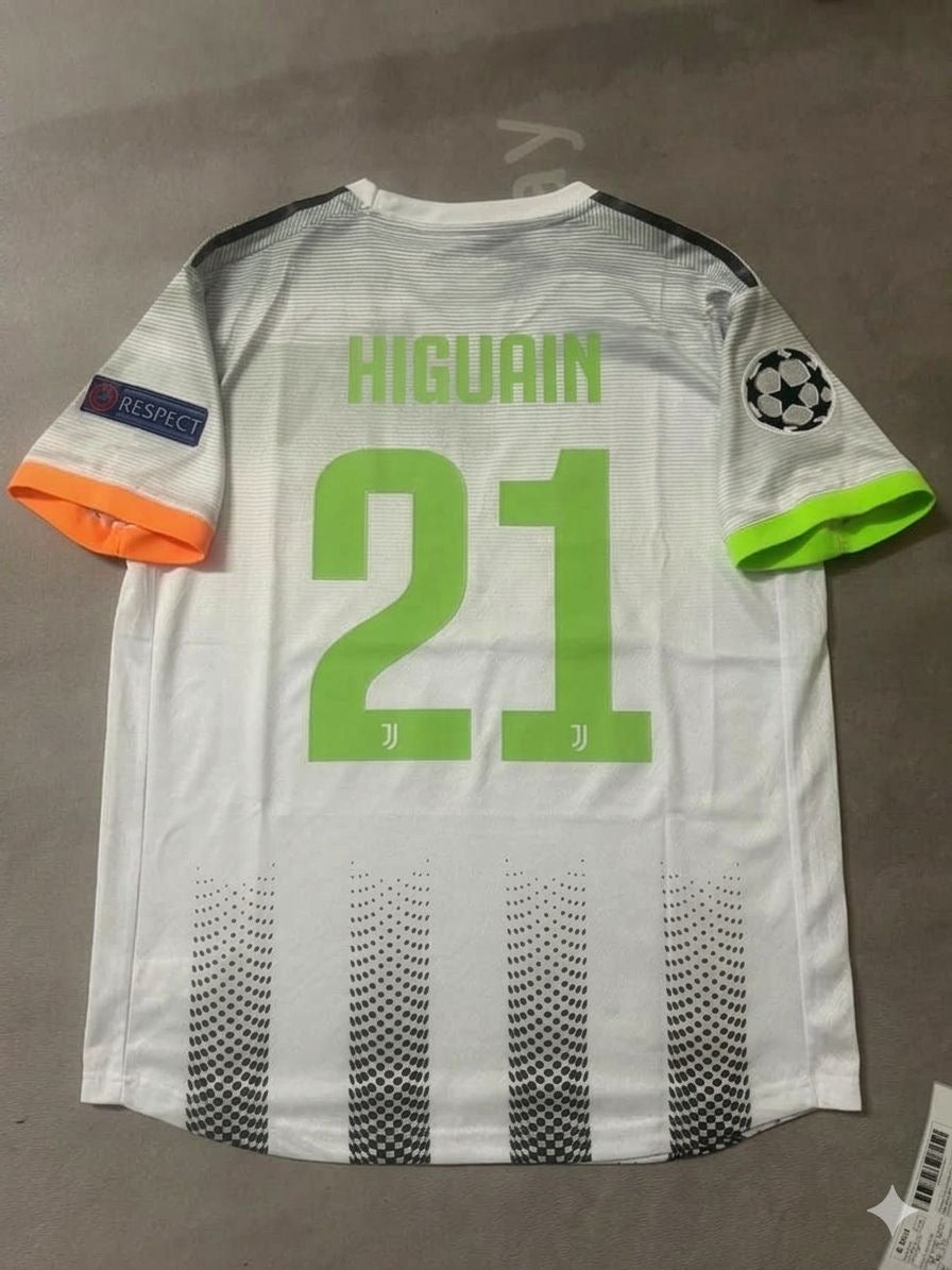 Gonzalo Higuain 21 Juventus 2019/20 Home Football Jersey Retro Kit