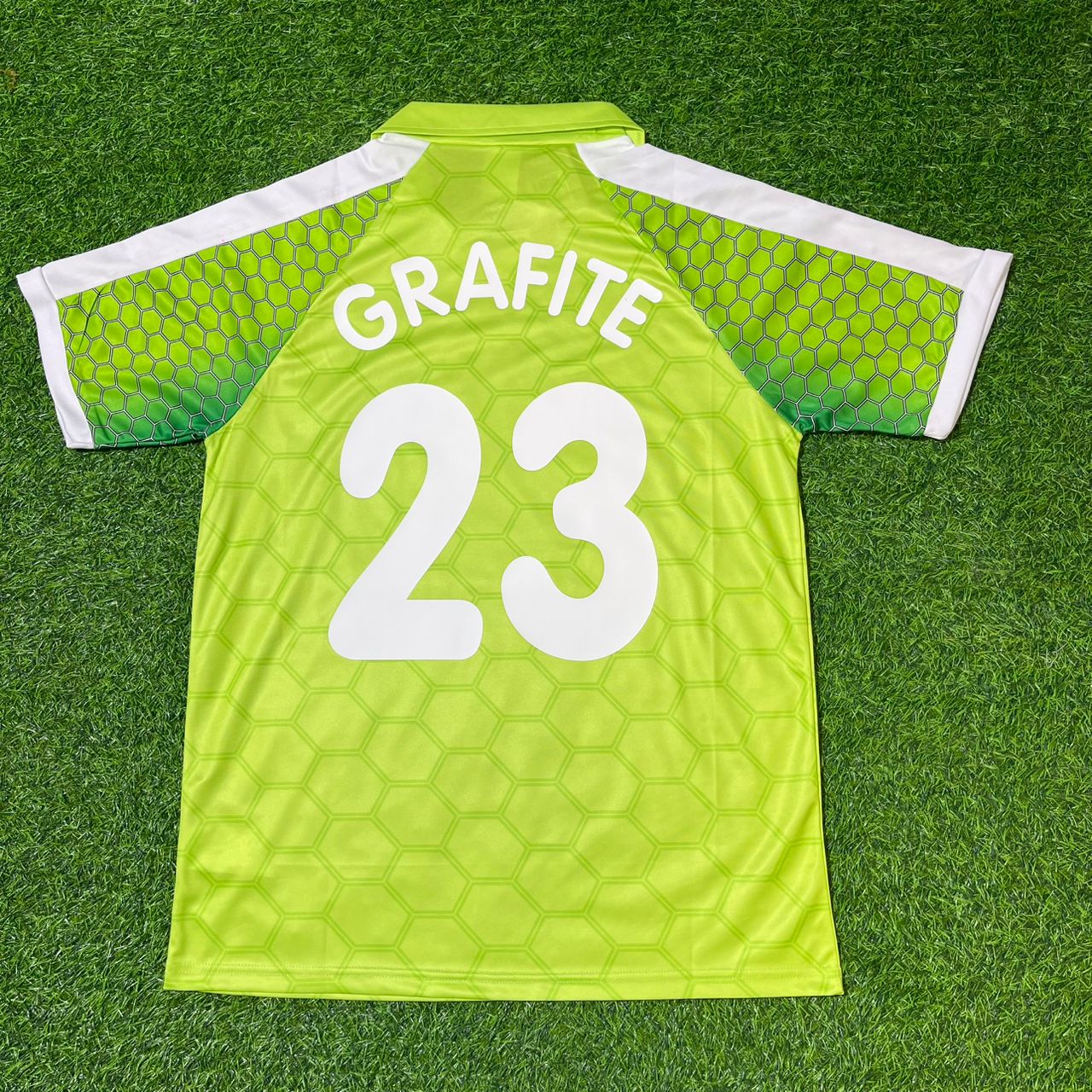 Grafite VfL Wolfsburg Grünes Retro Fußballtrikot Jersey