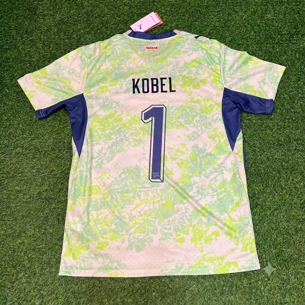 Switzerland World Cup 2026 Gregor Kobel #1 Away Football Jersey Kit