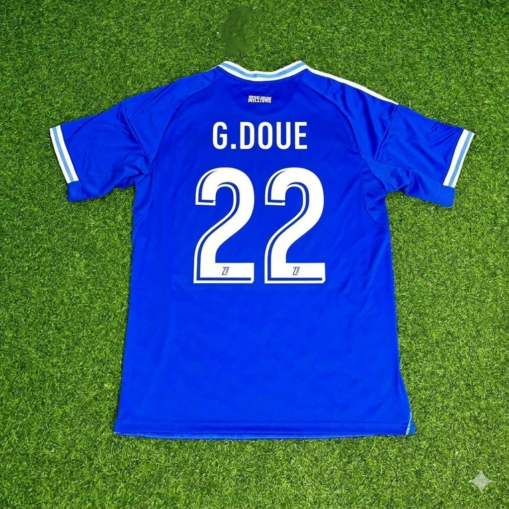 Guéla Doué 22- Strasbourg 2026 Football Jersey