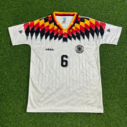 Guido Buchwald Deutschland 1994 World Cup Retro Football Jersey Kit
