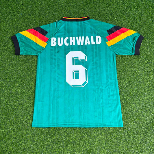 Guido Buchwald Germany Deutschland 1992 Germany Retro Football Jersey Kit