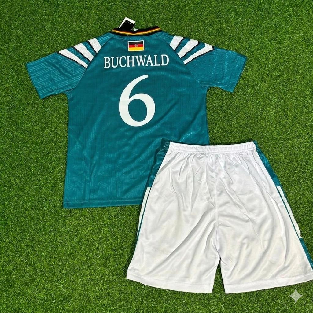 Guido Buchwald #6 Deutschland Retro Heim Kinder Fußballtrikot Jersey