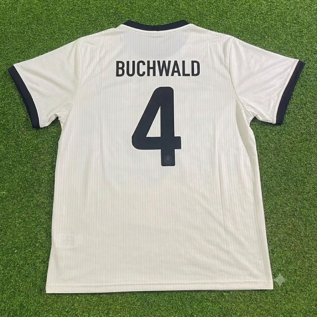 Guido Buchwald Germany Deutschland 125 Year Special White Football Jersey Paradise Edition