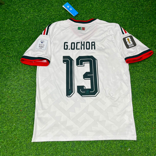 Mexico World Cup 2026 Guillermo Ochoa Home White Football Jersey